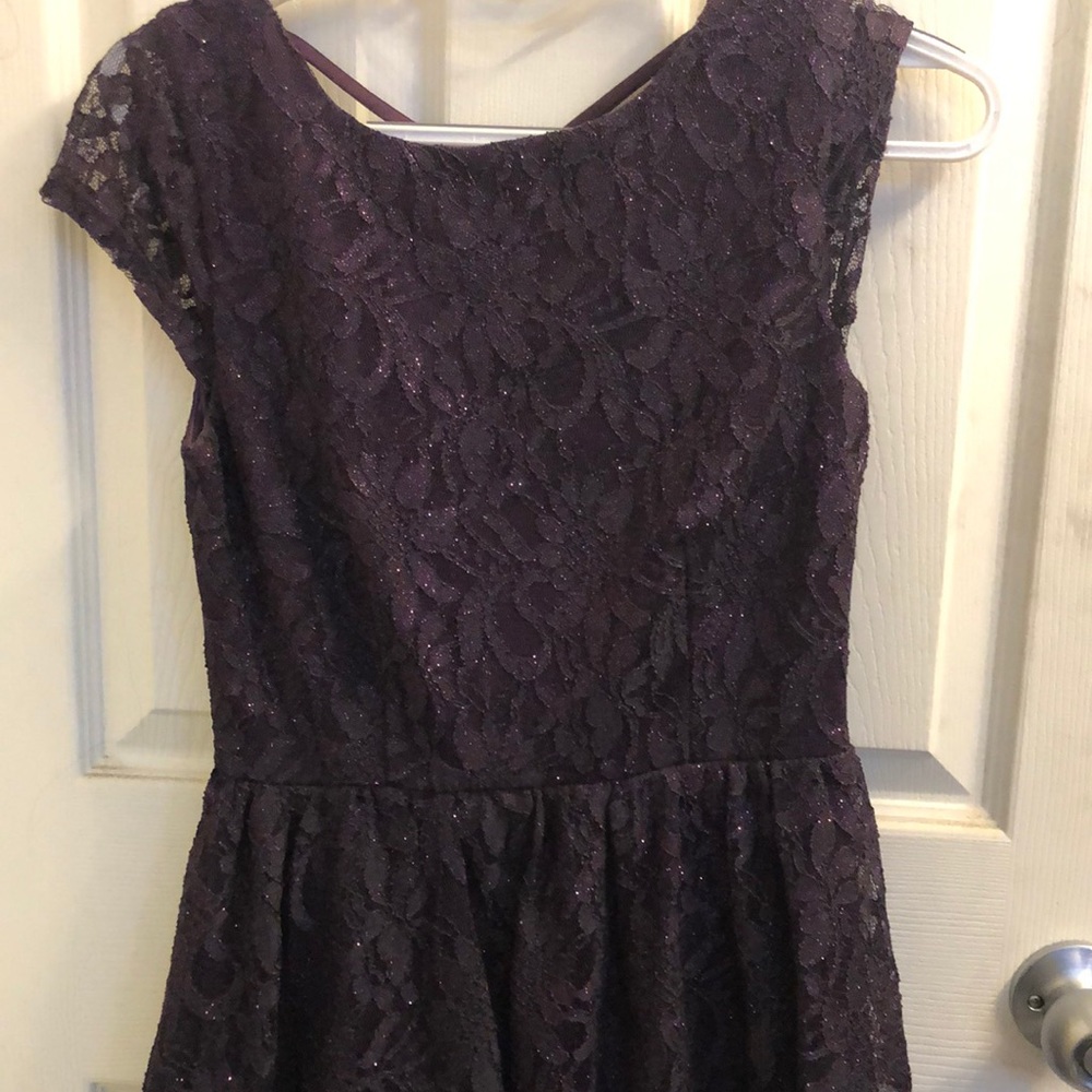 Purple Sparkly Party Dress
